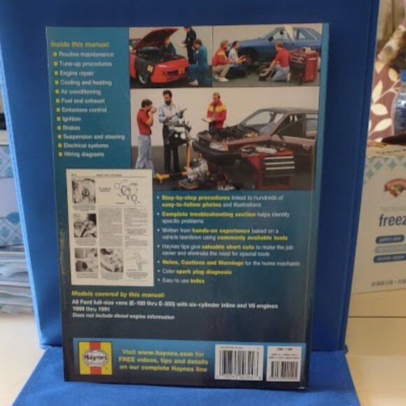 HAYNES 1969 THRU 1991FORD HAYNES REPAIR MANUAL IN VERY GOOD CONDITION - Picture 3 of 8